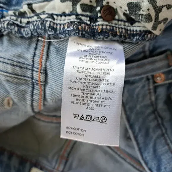 We The Free People Eden High Slouchy Flare Jeans Size 30 High Waist - Picture 14 of 15